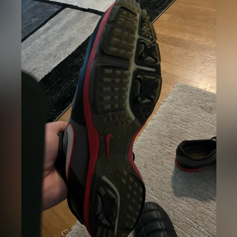 Mens Nike hyperfuse golf shoes good condition